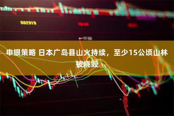 申银策略 日本广岛县山火持续，至少15公顷山林被烧毁